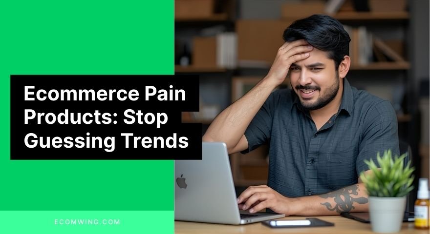 Image showing a seller offering Ecommerce pain products that solve real customer problems.