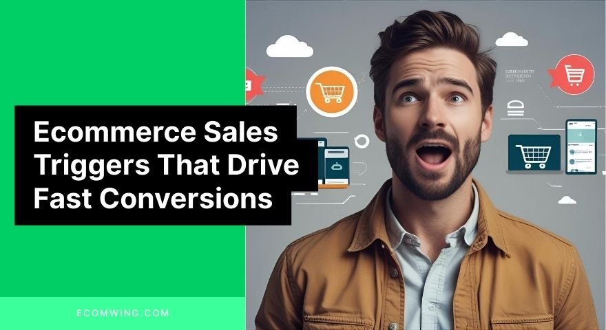 Customer reacting to Ecommerce sales triggers that drive fast purchases