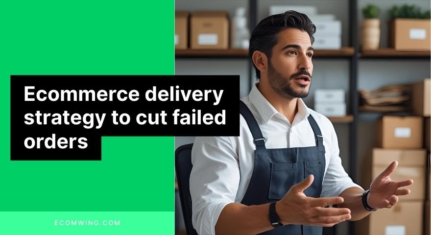 Business owner explaining an Ecommerce delivery strategy to reduce failed orders and improve customer trust