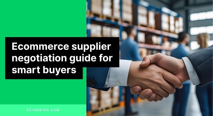 Supplier shaking hands after Ecommerce supplier negotiation for better pricing