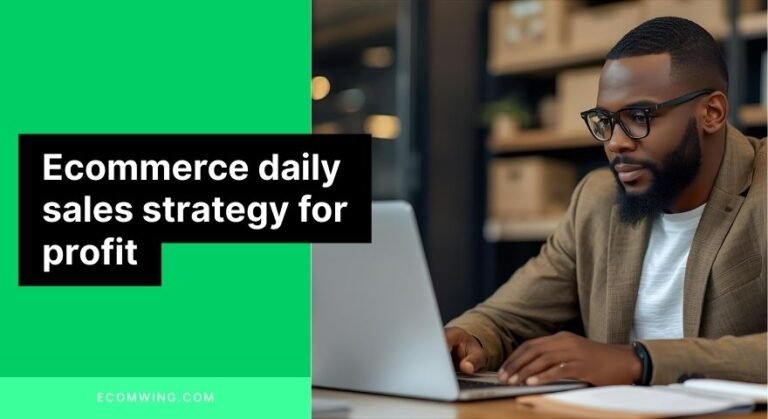 Entrepreneur tracking orders to master Ecommerce daily sales strategy