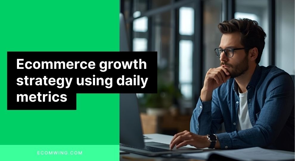 Founder reviews Daily Order Tracker—Ecommerce growth strategy in action with sales, delivery, and team capacity metrics.