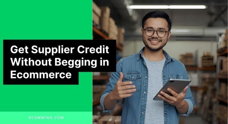 Ecommerce owner showing daily orders to a supplier to Get Supplier Credit for fast-moving stock