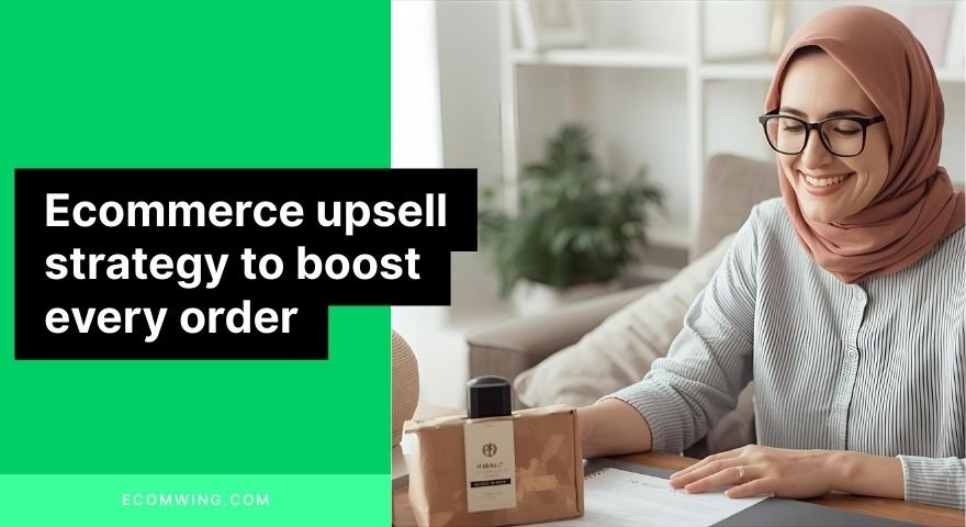 Ecommerce upsell strategy example with an Ecommerce owner offering product bundles and add ons to increase AOV per order.